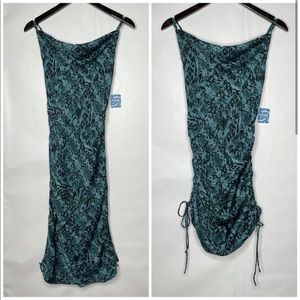 Free People Day to Night Slip Dress Indigo Blue XS